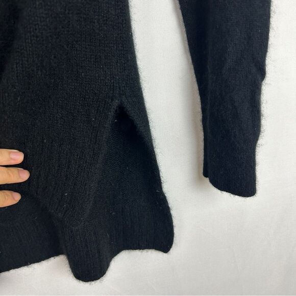 Ann Taylor 100% cashmere turtle neck sweater size XXS run big high low hem - Picture 6 of 6